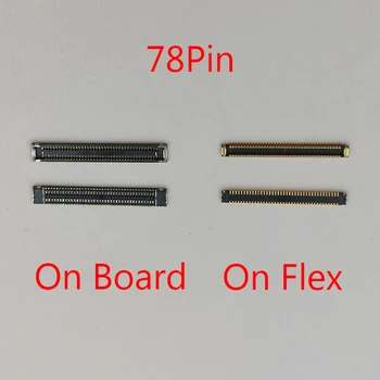 10 ADET 78Pin USB şarj aleti şarj portu FPC samsung için konektör Galaxy A51 5G 4G A516 A516U A516D A516F Not 10 Lite N770 N770F