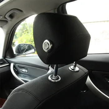 ABS Koltuk Kafalık Düğmesi Anahtarı Ayarlamak Kapak Bitirme Halka Dekorasyon Fit BMW 3 Serisi GT İçin 316i 320li 4 Serisi Araba Styling