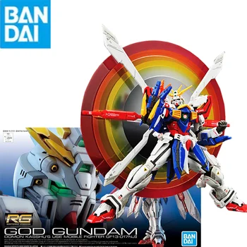 Bandai Gunpla Rg 1/144 Tanrı Gundam Gf13-017Nj G Monte Model Hareketli Eklemler Yüksek Kaliteli Koleksiyon Modelleri oyuncak bebekler Çocuk Hediye