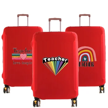 Valiz Bavul Koruyucu Kapak Öğretmen Serisi Seyahat Aksesuarları Elastik Bagaj tozluk İçin Geçerlidir 18 